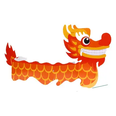 Blue Dragon DIY Dragon Boat Rowing Craft Kit for Kids