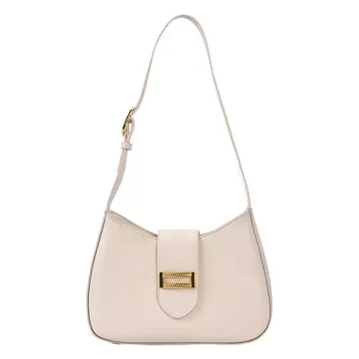 Women Crossbody Bag Beige Gold Plated Shoulder Bag