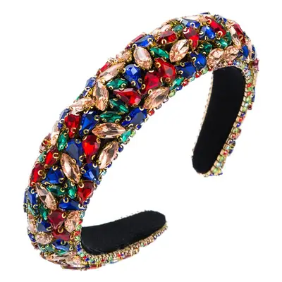 European Rhinestone Hair Hoop for Women