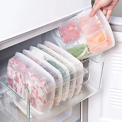 Japanese-style Meat Compartment Box for Freezer Storage