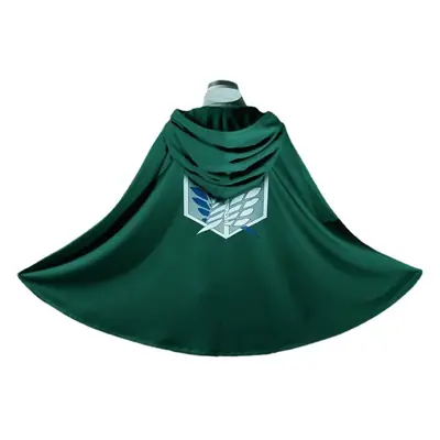 Hulk Hooded Cloak Green Cartoon Costume