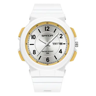 Sanda Luminous Cross-Border Watch for Kids Waterproof Dual Calendar