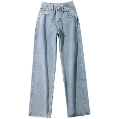 Wide Leg Slimming Jeans Women High Waist Casual