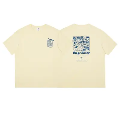 Men Bad Boys Graphic T-Shirt Cream