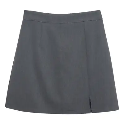 Women's 2023 A-Line Skirt Grey Slimming Fabric