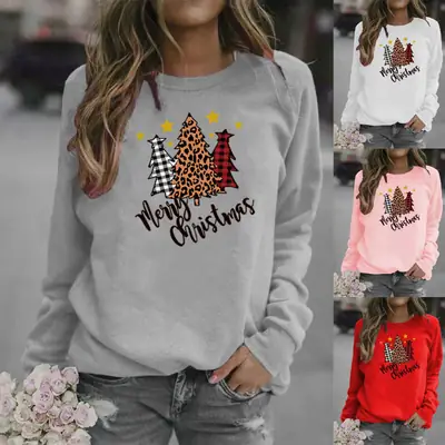 Women's 2025 Christmas Crewneck Sweat Yellow