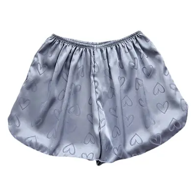 Women's Jacquard Satin Safety Shorts Large