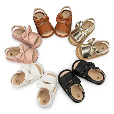 New cross-border baby shoes summer baby sandals bow toddler shoes breathable baby shoes baby shoes