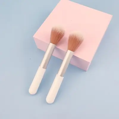 Portable Nail Dust Brush Single White Blush Brush