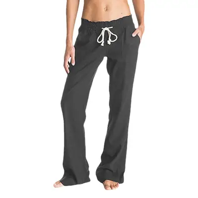 Women's 2025 Soft Cotton Linen Wide Leg Pants