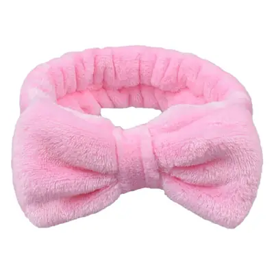 Purple Velvet Bow Headband for Women