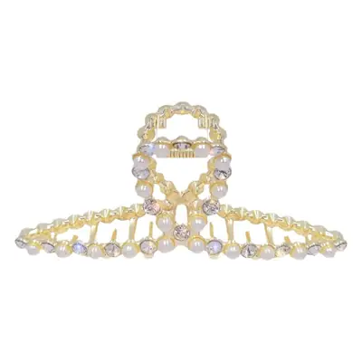 Golden Geometric Hair Clip for Women