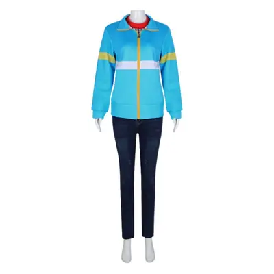 Max Mayfield Cosplay Suit Blue Red Checkered Pants