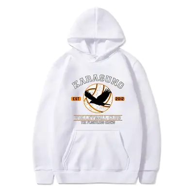 Japanese Anime Volleyball Hoodie Black Junior New Student