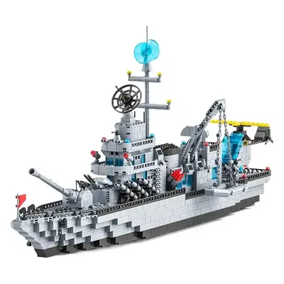 Lego Military Aircraft Carrier Destroyer Toy Set