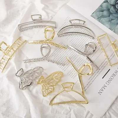 Alloy Clip Hair Accessory for Women Large Size