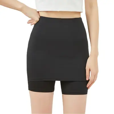 Women White Triangle Compartment Safety Pants