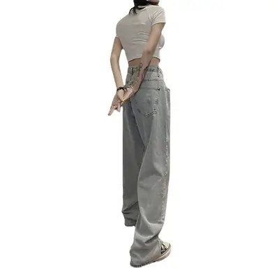 Women's Adjustable High Waist Denim Jeans 2022