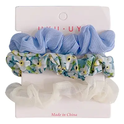 Candy Color Floral Hair Ring for Women