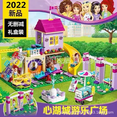 Frozen Princess Villa Castle Building Blocks for Girls