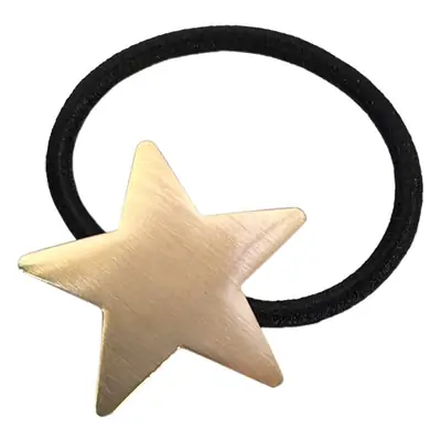 Five-Pointed Star Hair Band for Women with Gold & Silver Finish