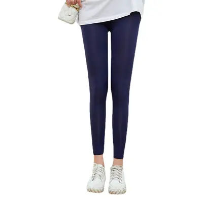 Women Ice Silk Leggings Stretch Anti-Running Sports Pants