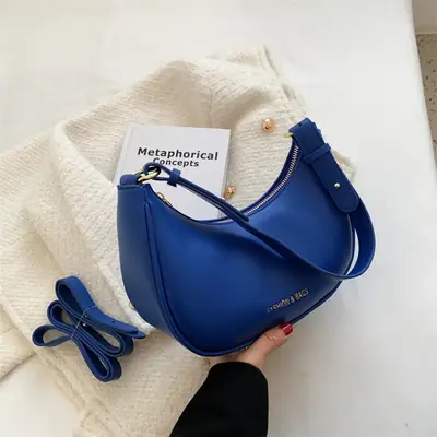 Black Korean Style Shoulder Crossbody Bag for Women