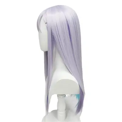 Purple Gradient Silicone Hair Wig for Women