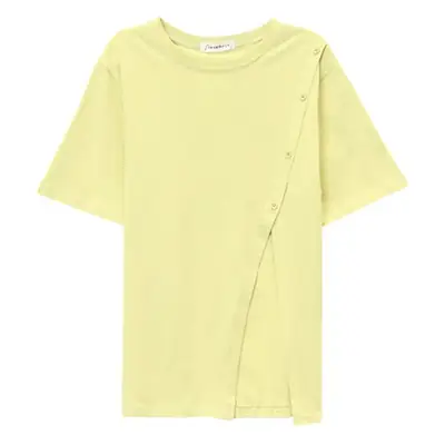 Women Slit T-Shirt Summer Loose Fit 2025