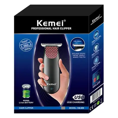 Kemii Rechargeable Mini Barber Clippers with 5 Blades