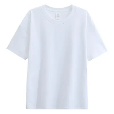 Women Grey Cotton T-Shirt Shoulder Short Sleeve
