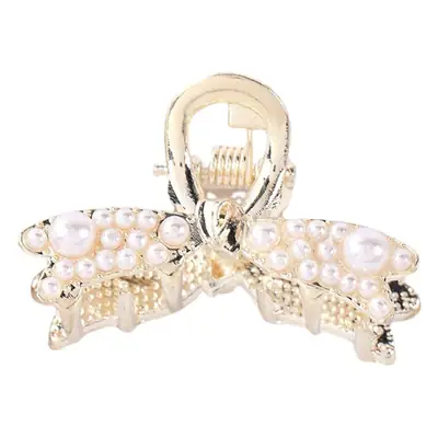 Korean Style Pearl Bow Hair Clip for Girls