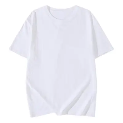 Women Grey Cotton T-Shirt Short Sleeve Round Neck