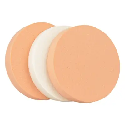 Large Round Skin Tone Makeup Puff Set