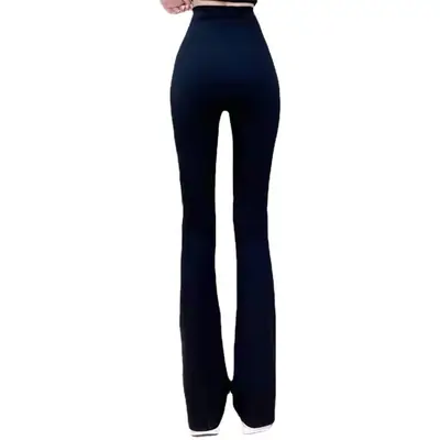 Micro Shark Pants Cross Waist Belly Tinting Hip Yoga Pants