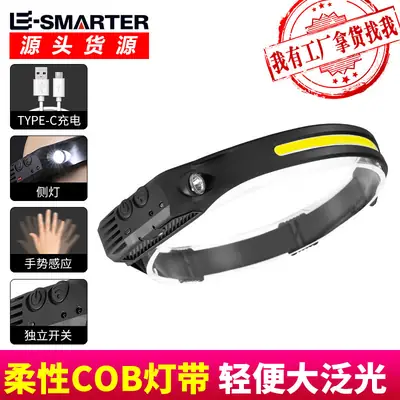 LED Mini Wave Induction Head Lamp for Outdoor Use