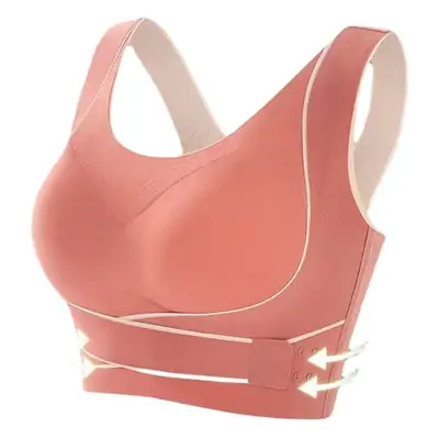 Traceless Cross Side Buckle Sports Bra for Women