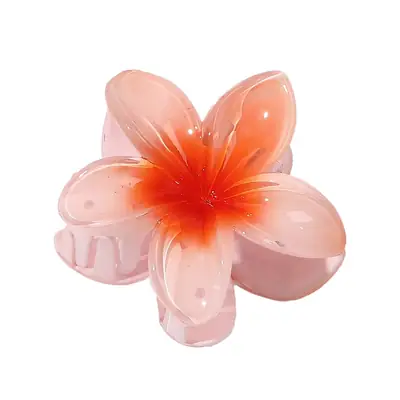 Clear Blue Butterfly Hair Clip for Girls