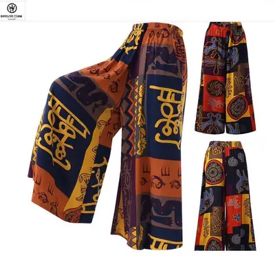 Women's 2023 Printed Loose Trousers Amazon AliExpress