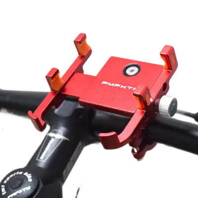 Bicycle mobile phone bracket aluminum alloy shockproof electric car navigation rack mountain bike mobile phone rack accessories cross-border exclusive