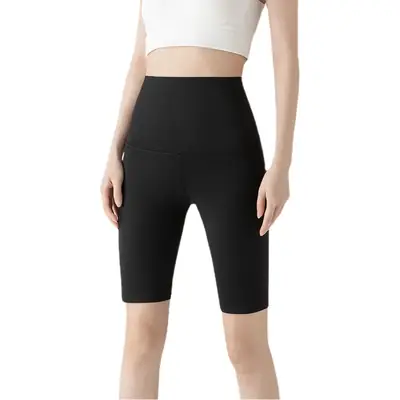 5005 Summer High Waist Tummy Control Shorts Women Large