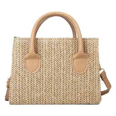 Straw Woven Shoulder Bag 2022 Japanese Style