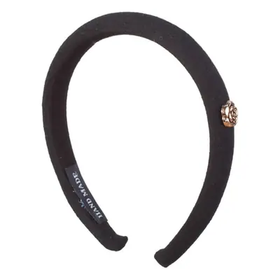 Chanel Camellia Headband Black French Retro 2022