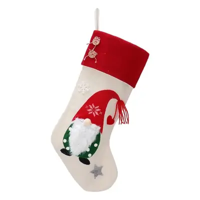 Santa Claus Faceless Doll Christmas Stocking Pendant