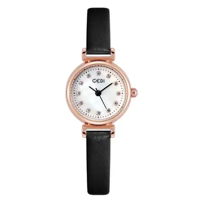 Gold Plate Diamond Watch for Women Elegant Fashion