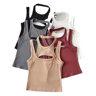 Women's Fake Two-piece Shoulder Camisole Summer 2022