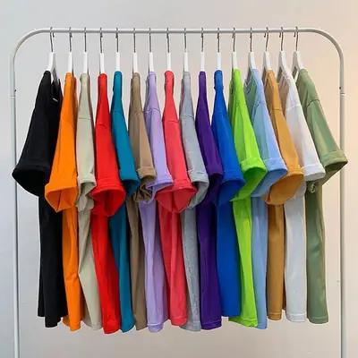 Men Grey Short Sleeve T-Shirt Solid Color