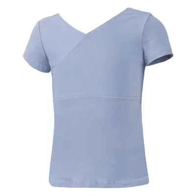 Girls Summer Dance Suit Split Training Shorts V-Neck T-Shirt