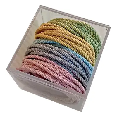 50 Pcs Colorful Hair Rope Rubber Band for Women
