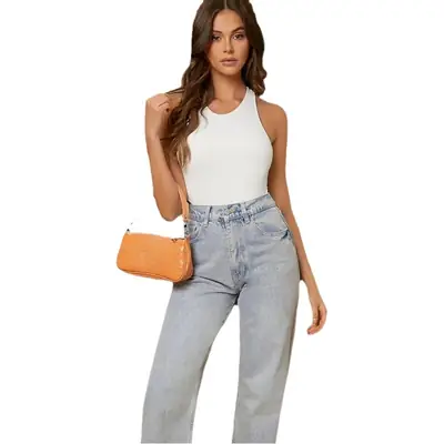 White Tight Elastic Slimming Hottie Jumpsuit for Women